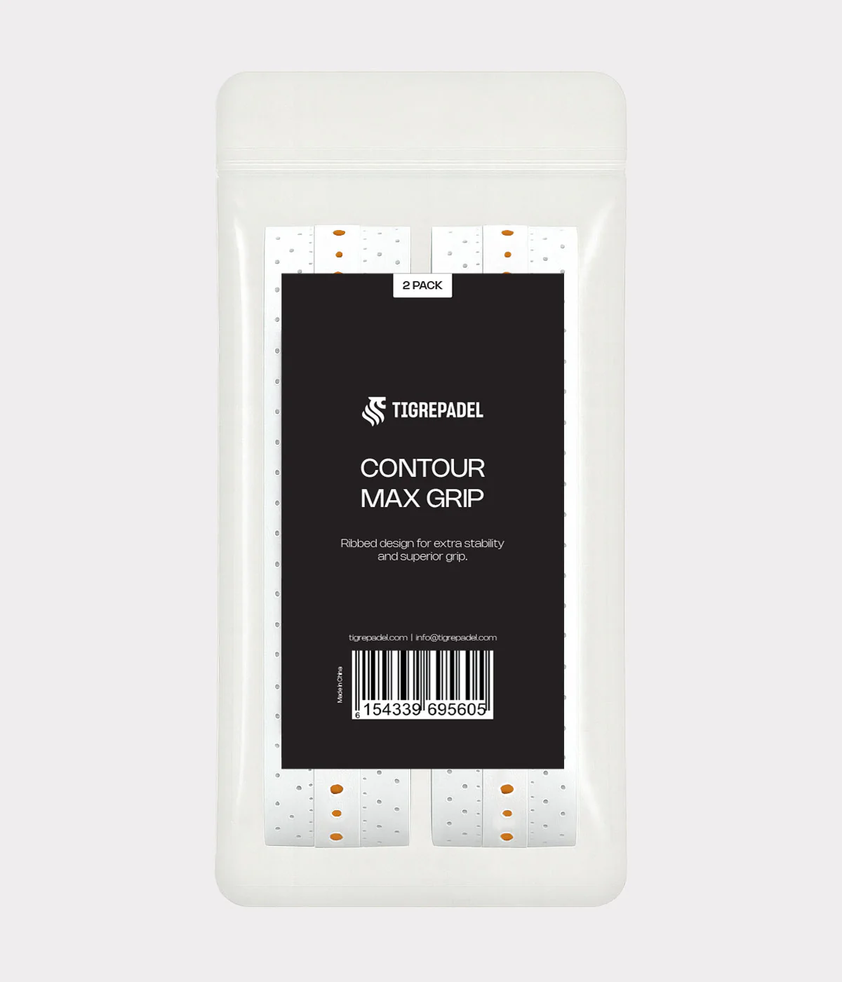 Tigre Padel Contour Max Padel Grip - Wit (2 pack) - Afbeelding 3