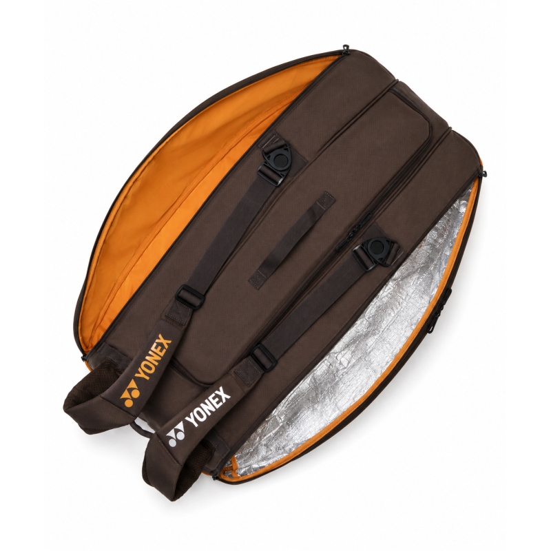 Yonex Pro x9 Racketbag Espresso Brown - Afbeelding 3
