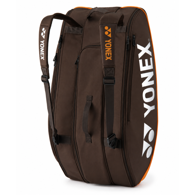 Yonex Pro x9 Racketbag Espresso Brown - Afbeelding 2